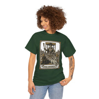 The Chariot Tarot Card T-Shirt - Heavy Cotton Classic Fit Tee - Unisex White