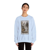 Major Arcana Empress Tarot Card Sweatshirt - Soft Heavy Blend Crewneck - Unisex White