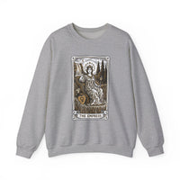 Major Arcana Empress Tarot Card Sweatshirt - Soft Heavy Blend Crewneck - Unisex White