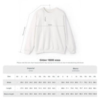 Perthro Rune Lot Cup Graphic Sweatshirt - Heavy Blend Fleece Crewneck - Unisex White
