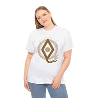 Ingwaz Rune Seed & Potential T-Shirt - Heavy Cotton Classic Fit Tee - Unisex White