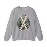 Gebo Rune Gift Cycle Graphic Sweatshirt - Heavyweight Cotton Blend Crewneck - Unisex White