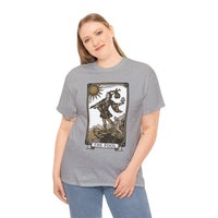 The Fool Tarot Card Graphic T-Shirt - Heavy Cotton Classic Fit Tee - Unisex White