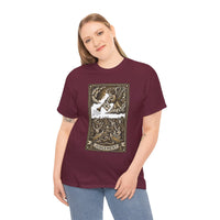 Judgement Angel Graphic T-Shirt - Heavy Cotton Classic Fit Tee - Unisex White