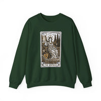 Major Arcana Empress Tarot Card Sweatshirt - Soft Heavy Blend Crewneck - Unisex White
