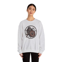 Shieldmaiden Viking Berserker Dogs Sweatshirt - Heavyweight Fleece Crewneck - Unisex White