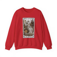 Major Arcana Empress Tarot Card Sweatshirt - Soft Heavy Blend Crewneck - Unisex White