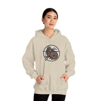Shieldmaiden Viking Berserker Dog Hoodie - Heavy Blend Cotton Poly Pullover - Unisex White
