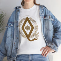 Ingwaz Rune Seed & Potential T-Shirt - Heavy Cotton Classic Fit Tee - Unisex White