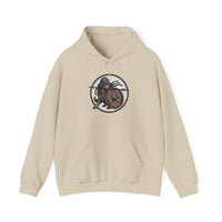 Shieldmaiden Viking Berserker Dog Hoodie - Heavy Blend Cotton Poly Pullover - Unisex White