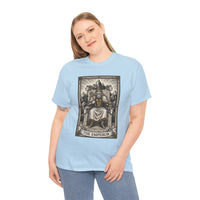 The Emperor Tarot Card T-Shirt - Heavy Cotton Classic Fit - Unisex White