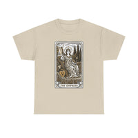 Empress Tarot Card Graphic T-Shirt - Heavy Cotton Classic Fit Tee - Unisex White