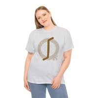ᛇ Eihwaz Rune Yew World Tree T-Shirt - Heavy Cotton Classic Fit Tee - Unisex White