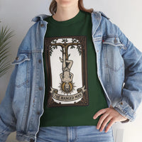 The Hanged Man Tarot Card T-Shirt - Heavy Cotton Classic Fit Tee - Unisex White