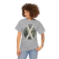 Gebo Rune Nordic Symbol Graphic T-Shirt - Heavy Cotton Classic Fit Tee - Unisex White