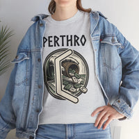 Perthro Norse Rune Graphic T-Shirt - Heavy Cotton Classic Fit Tee - Unisex White