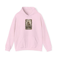The Magician Tarot Card Hoodie - Cozy Fleece Pullover - Unisex White