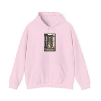 High Priestess Tarot Card Hoodie - Heavy Blend Fleece Pullover - Unisex White
