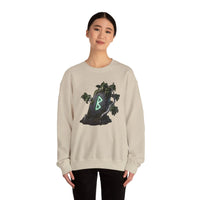 Berkana Rune Birch Tree Sweatshirt - Heavy Blend Crewneck - Unisex White
