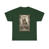 The Magician Tarot Card T-Shirt - Heavyweight 100% Cotton Classic Tee - Unisex White