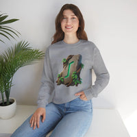 Eihwaz Rune Yggdrasil Tree Sweatshirt - Heavy Blend Classic Crewneck - Unisex Off White