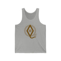 Ingwaz Rune Seed of Potential Tank Top - Soft Ringspun Cotton Jersey - Unisex White