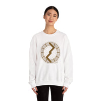 Jera Harvest Rune Sweatshirt - Heavy Cotton Blend Crewneck - Unisex White