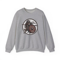 Shieldmaiden Viking Berserker Dogs Sweatshirt - Heavyweight Fleece Crewneck - Unisex White