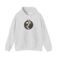 Jera Harvest Rune Graphic Hoodie - Heavy Blend Fleece Pullover - Unisex White