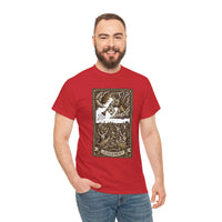 Judgement Angel Graphic T-Shirt - Heavy Cotton Classic Fit Tee - Unisex White