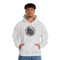 Shieldmaiden Viking Berserker Dog Hoodie - Heavy Blend Cotton Poly Pullover - Unisex White
