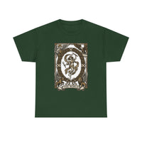 The World Tarot Card Graphic T-Shirt - Heavy Cotton Classic Fit Tee - Unisex White