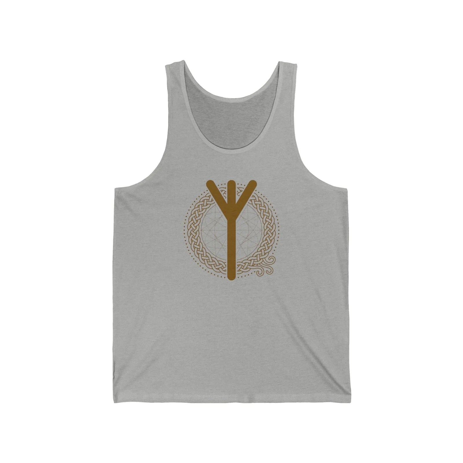 Elhaz Rune Protection Tank Top - Lightweight Ring-Spun Retail Fit - Unisex White