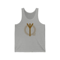 Elhaz Rune Protection Tank Top - Lightweight Ring-Spun Retail Fit - Unisex White