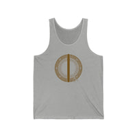 Isa Rune Stillness Graphic Tank Top - Lightweight Jersey Retail Fit - Unisex White