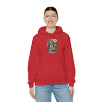Temperance Tarot Card Hoodie - Heavy Blend Fleece Pullover - Unisex White