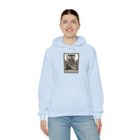 The Chariot Tarot Card Hoodie - Heavy Blend Fleece Pullover - Unisex Off White