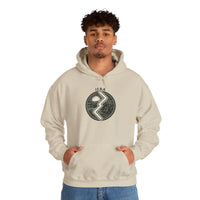 Jera Harvest Rune Graphic Hoodie - Heavy Blend Fleece Pullover - Unisex White