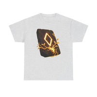 Ingwaz Rune Sacred Seed T-Shirt - Heavy Cotton Classic Fit Tee - Unisex White