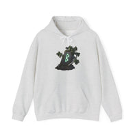 Berkana Birch Rune Graphic Hoodie - Soft Cotton-Poly Blend Pullover - Unisex White