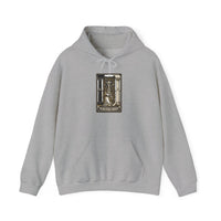 High Priestess Tarot Card Hoodie - Heavy Blend Fleece Pullover - Unisex White