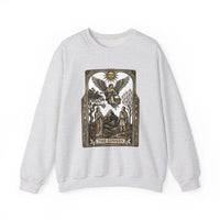 The Lovers Tarot Card Sweatshirt - Heavy Blend Fleece Crewneck - Unisex White