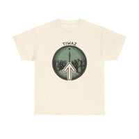 Tiwaz Rune Graphic T-Shirt - Heavy Cotton Classic Fit Tee - Unisex White