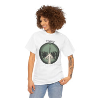 Tiwaz Rune Graphic T-Shirt - Heavy Cotton Classic Fit Tee - Unisex White