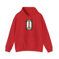 The Hanged Man Tarot Card Hoodie - Heavy Blend Fleece Pullover - Unisex White
