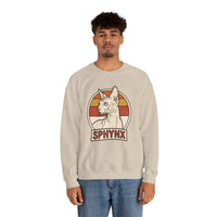 Sphynx Retro 70s Sunset Breeds Sweatshirt - Heavy Blend Crewneck Fleece - Unisex Ash