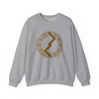 Jera Harvest Rune Sweatshirt - Heavy Cotton Blend Crewneck - Unisex White