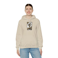 The Fool Tarot Card Hoodie - Heavy Blend Cotton Blend Pullover - Unisex White