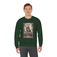 The Magician Tarot Card Sweatshirt - Heavy Blend Fleece Crewneck Pullover - Unisex Warm White