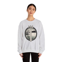 Isa Rune Ice Stillness Sweatshirt - Heavy Blend Crewneck Fleece - Unisex White